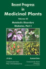 Recent Progress In Medicinal Plants (Metabolic Disorders Diabetes, Part-1)