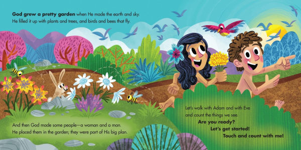 Adam and Eve's 1-2-3s: (A Bible-Based Counting Board Book for Toddlers and Preschoolers Ages 1-3)