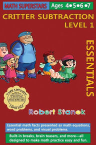 Title: Math Superstars Subtraction Level 1, Library Hardcover Edition: Essential Math Facts for Ages 4 - 7, Author: Robert Stanek