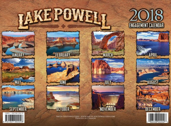 2018 LAKE POWELL WALL CALENDAR