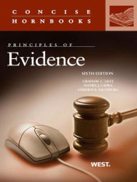 Title: Lilly, Capra and Saltzburg's Principles of Evidence, 6th (Concise Hornbook Series), Author: Graham Lilly