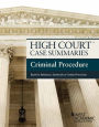 High Court Case Summaries, Criminal Procedure (Keyed to Saltzburg) / Edition 10