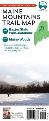 AMC Maine Mountains Trail Maps 1-2: Baxter State Park-Katahdin and Maine Woods