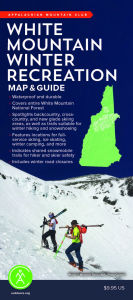 Title: White Mountain Winter Recreation Map & Guide, Author: Appalachian Mountain Club Books