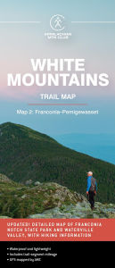 Title: AMC White Mountains Trail Map 2: Franconia-Pemigewasset, Author: Appalachian Mountain Club Books Appalachian Mountain Club