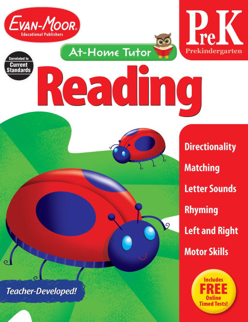 At-Home Tutor: Reading, PreK Workbook by Evan-Moor Corporation ...