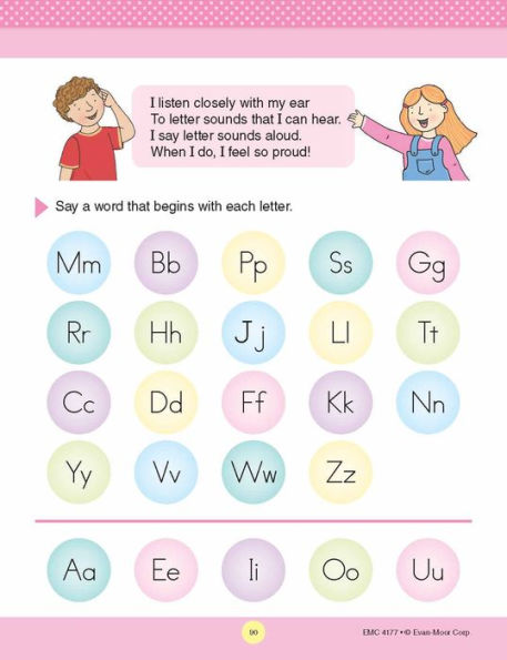 Reading and Phonics Skills, Preschool Workbook: At-Home Tutor, Alphabet, Beginning Sounds, Tracing, Matching, Drawing, Sequencing, Pre-Writing