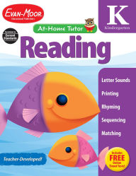 Title: Reading and Phonics Skills, Kindergarten Workbook: At-Home Tutor, Word Families, Sight Words, Sequencing, Tracing, Alphabet, Handwriting, Author: Evan-Moor Educational Publishers