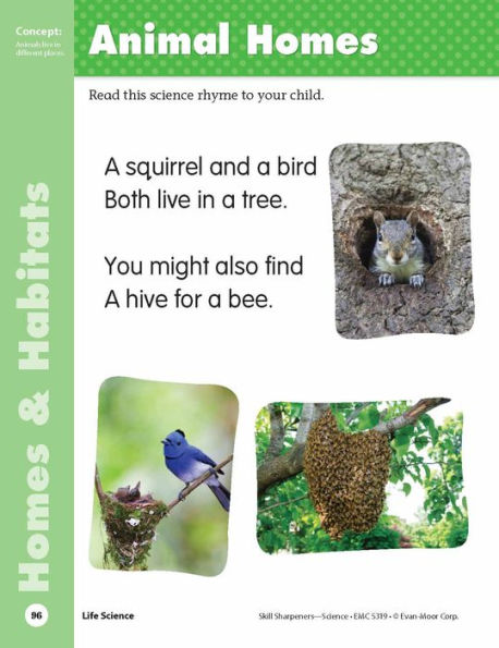 Skill Sharpeners: Science, PreK Workbook