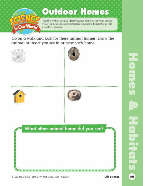 Skill Sharpeners: Science, PreK Workbook