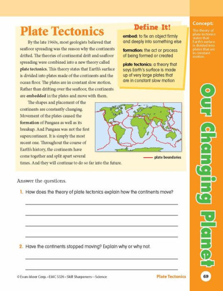 Skill Sharpeners: Science, Grade 6 Workbook