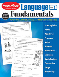 Title: Language Fundamentals, Grade 1 Teacher Resource, Author: Evan-Moor Educational Publishers