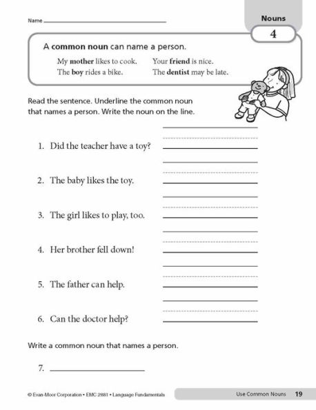 Language Fundamentals, Grade 1 Teacher Resource