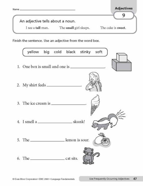 Language Fundamentals, Grade 1 Teacher Resource