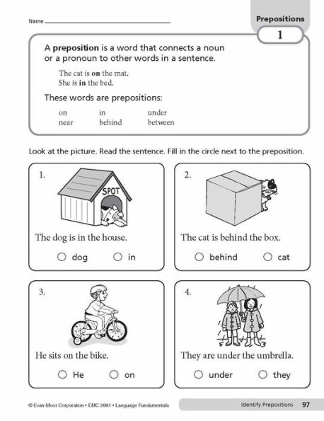 Language Fundamentals, Grade 1 Teacher Resource