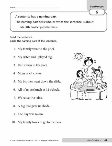 Language Fundamentals, Grade 1 Teacher Resource