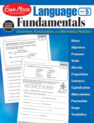 Title: Language Fundamentals, Grade 5 Teacher Resource, Author: Evan-Moor Educational Publishers