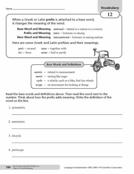 Language Fundamentals, Grade 5 Teacher Resource