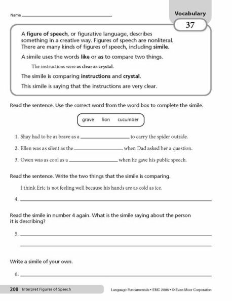 Language Fundamentals, Grade 6 Teacher Resource