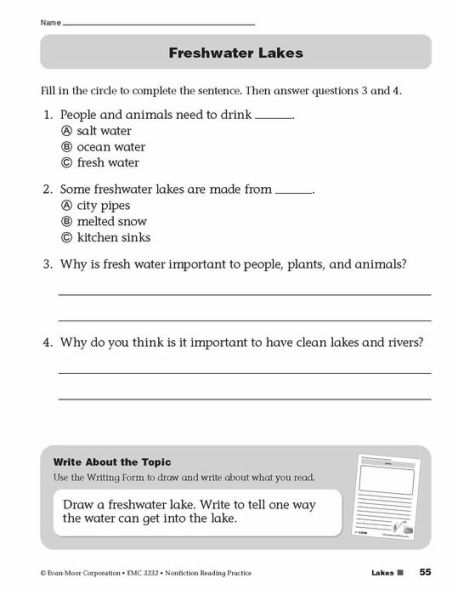 Nonfiction Reading Practice