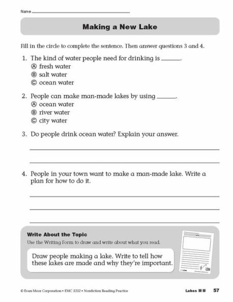 Nonfiction Reading Practice