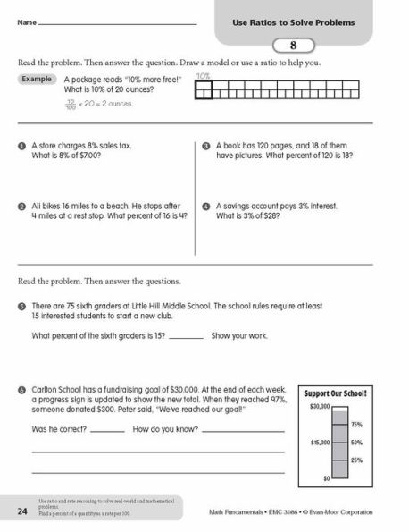 Math Fundamentals, Grade 6 Teacher Resource