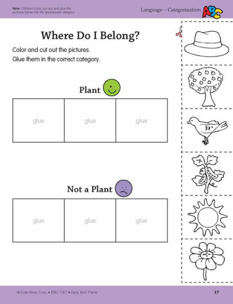 Early Bird: Plants, Age 4 - 5 Workbook