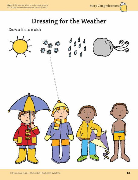 Early Bird: Weather, Age 4 - 5 Workbook