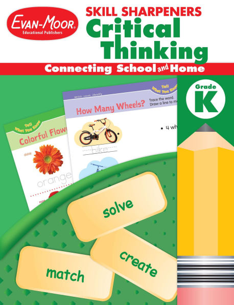 Skill Sharpeners: Critical Thinking, Kindergarten Workbook