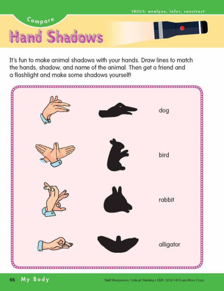 Skill Sharpeners: Critical Thinking, Grade 2 Workbook