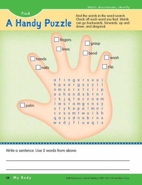 Skill Sharpeners: Critical Thinking, Grade 2 Workbook