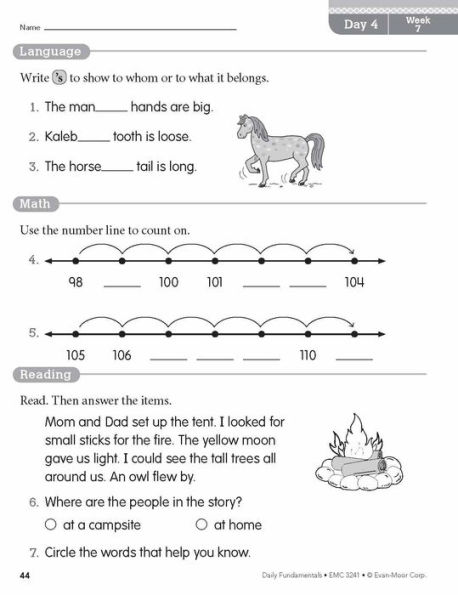 Daily Fundamentals, Grade 1 Teacher Edition