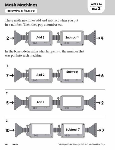 Daily Higher-Order Thinking, Grade 1 Teacher Edition