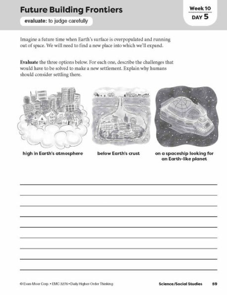 Daily Higher-Order Thinking, Grade 6 Teacher Edition