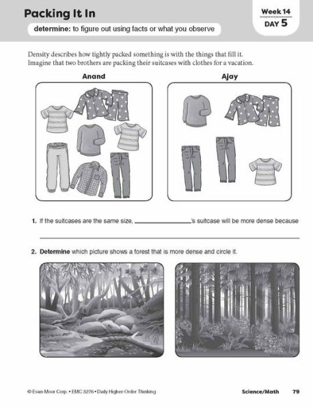 Daily Higher-Order Thinking, Grade 6 Teacher Edition