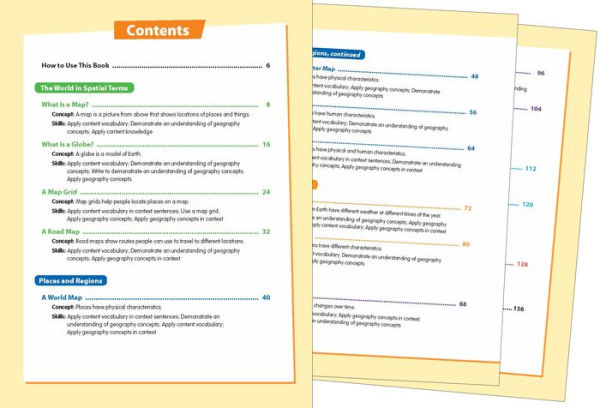 Skill Sharpeners: Geography, Grade 2 Workbook