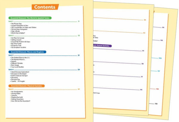 Skill Sharpeners: Geography, Grade 5 Workbook