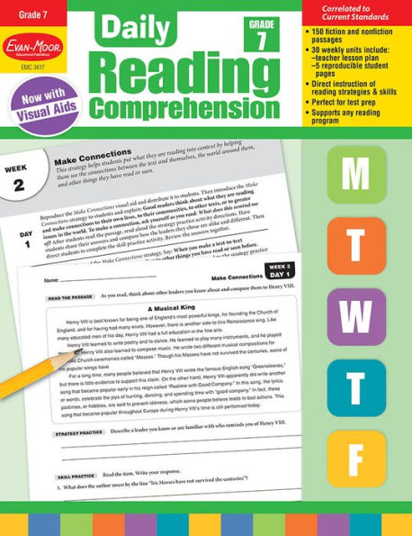 Daily Reading Comprehension, Grade 7