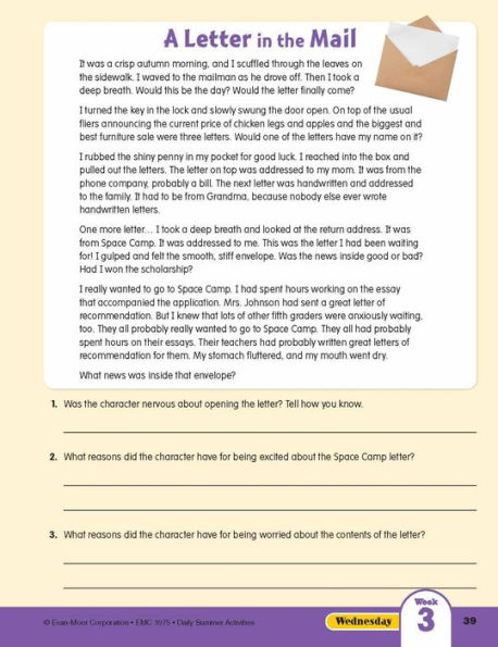Daily Summer Activities: Between 4th Grade and 5th Grade, Grade 4 - 5 Workbook