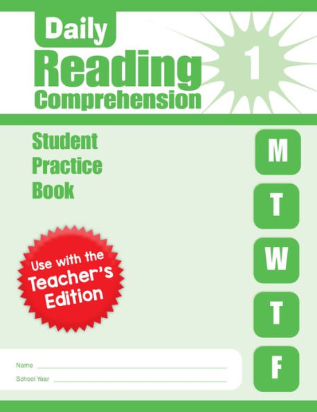 Daily Reading Comprehension, Grade 1 Student Edition Workbook