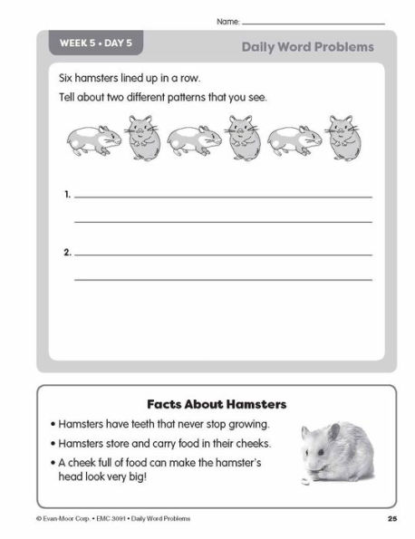 Daily Word Problems Math
