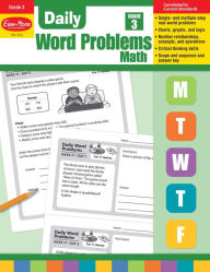Daily Word Problems Math, Grade 4 Teacher Edition by Evan-Moor Corporation,  Paperback