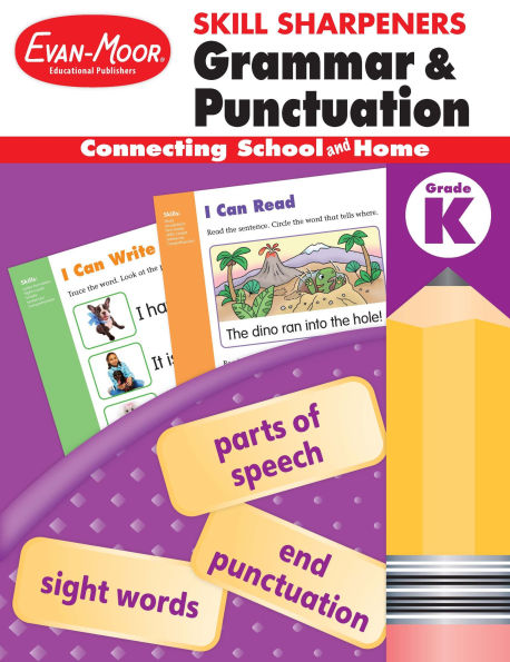 Skill Sharpeners: Grammar & Punctuation, Kindergarten Workbook