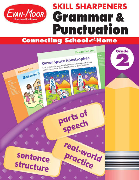 Skill Sharpeners: Grammar & Punctuation, Grade 2 Workbook