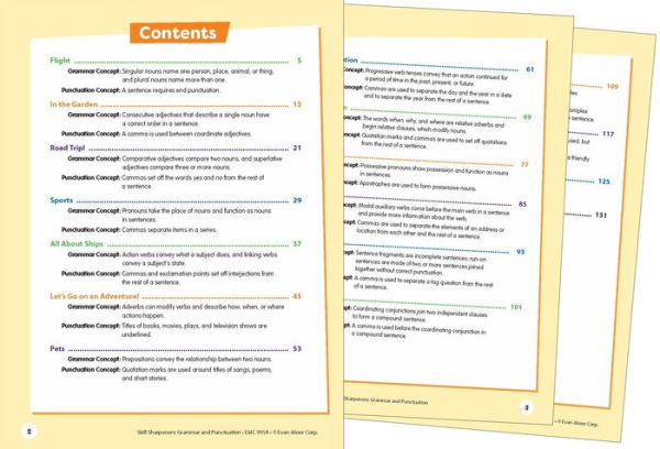 Skill Sharpeners: Grammar & Punctuation, Grade 4 Workbook