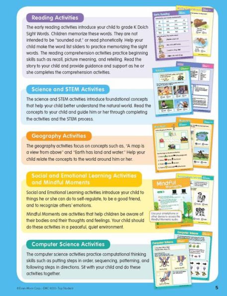 Top Student, Kindergarten Workbook