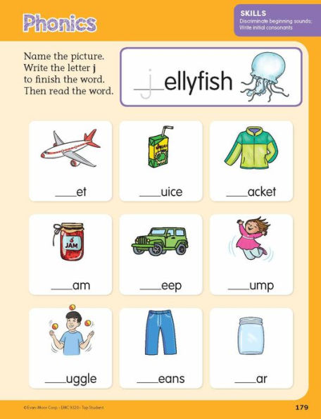 Top Student, Kindergarten Workbook