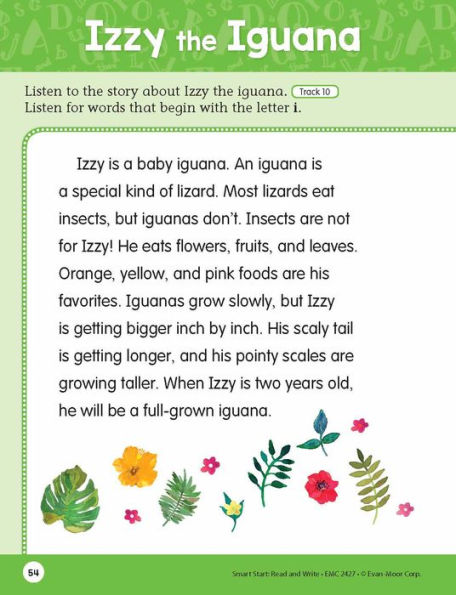 Smart Start: Read and Write, PreK Workbook