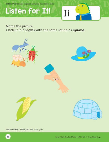 Smart Start: Read and Write, PreK Workbook