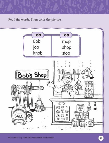 Smart Start: Read and Write, Grade 1 Workbook